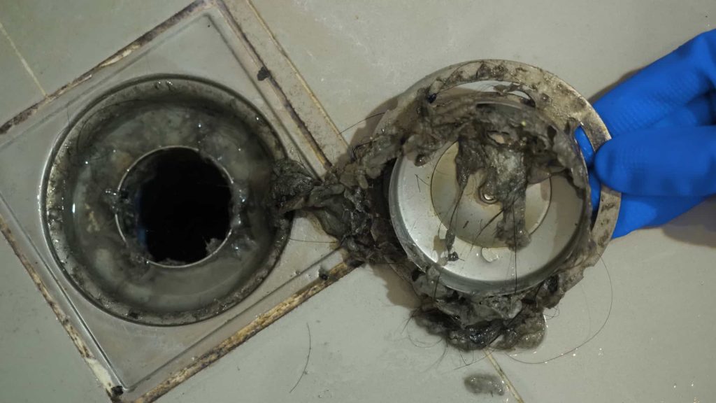 clogged sewer drain in Perth