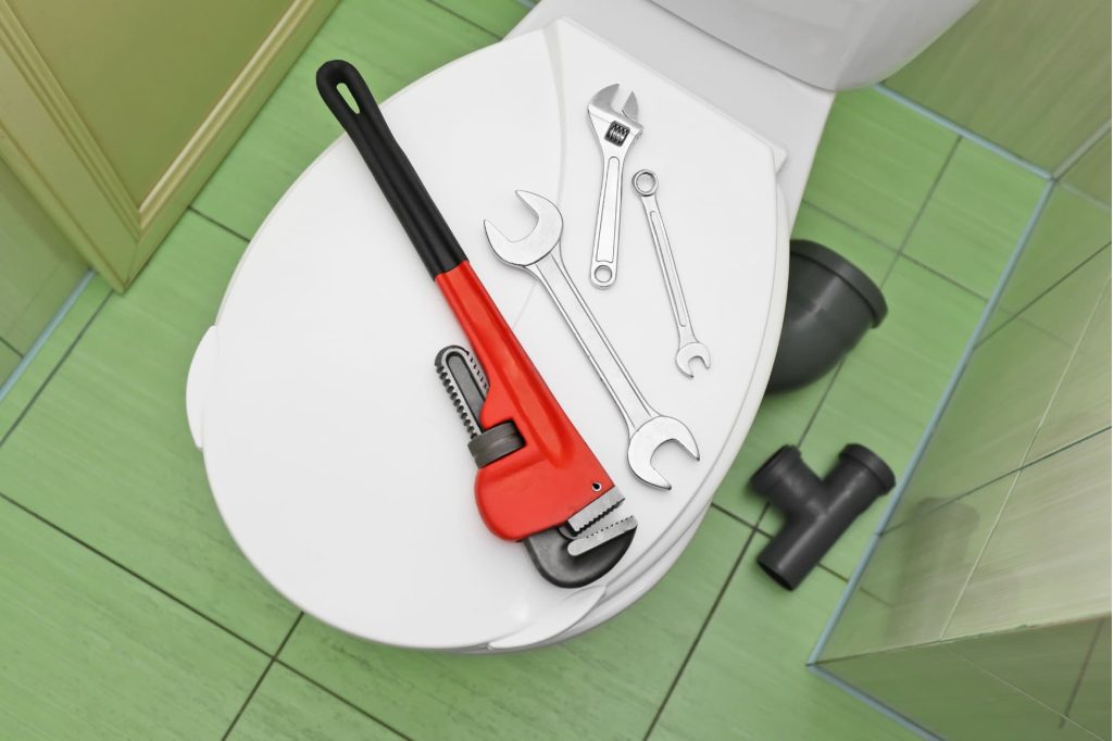 blocked toilet